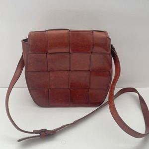 Leather woven Paradox purse